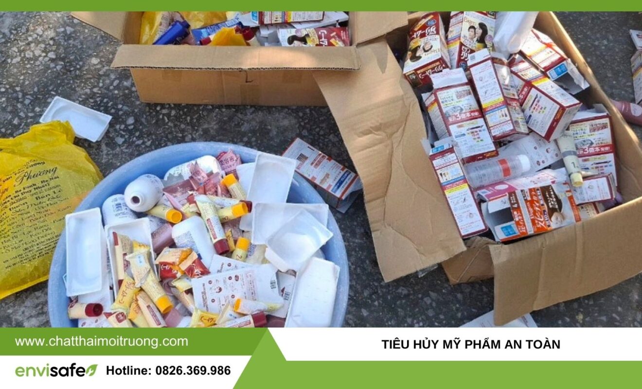 tiêu hủy mỹ phẩm